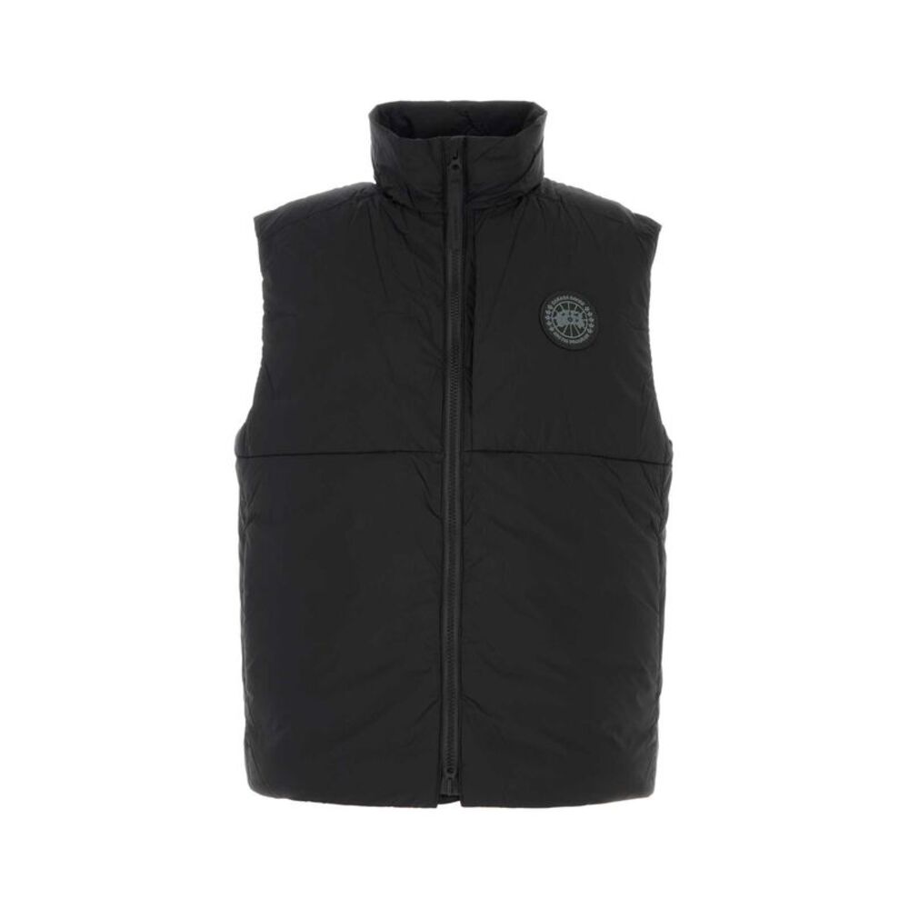 Canada Goose Men Black Nylon Sleeveless Lodge Down Jacket